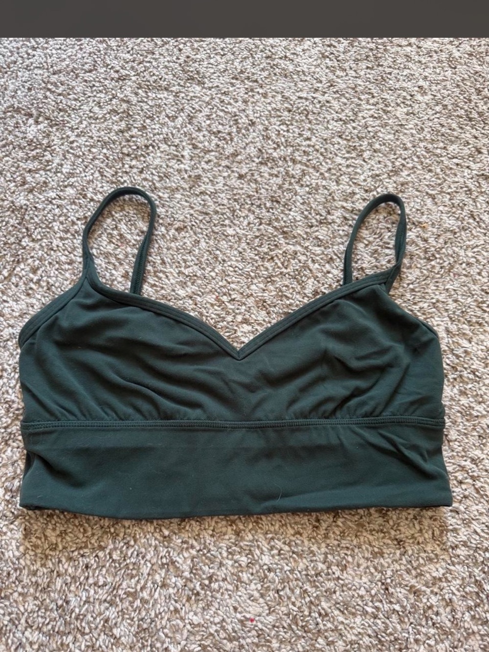 Lululemon Women's Dark green Bra
